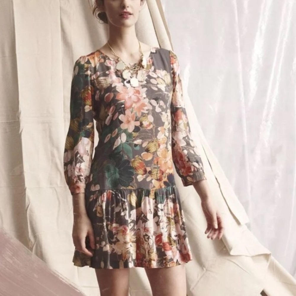 Anthropologie Minutiae Meadow Rue Tunic Dress